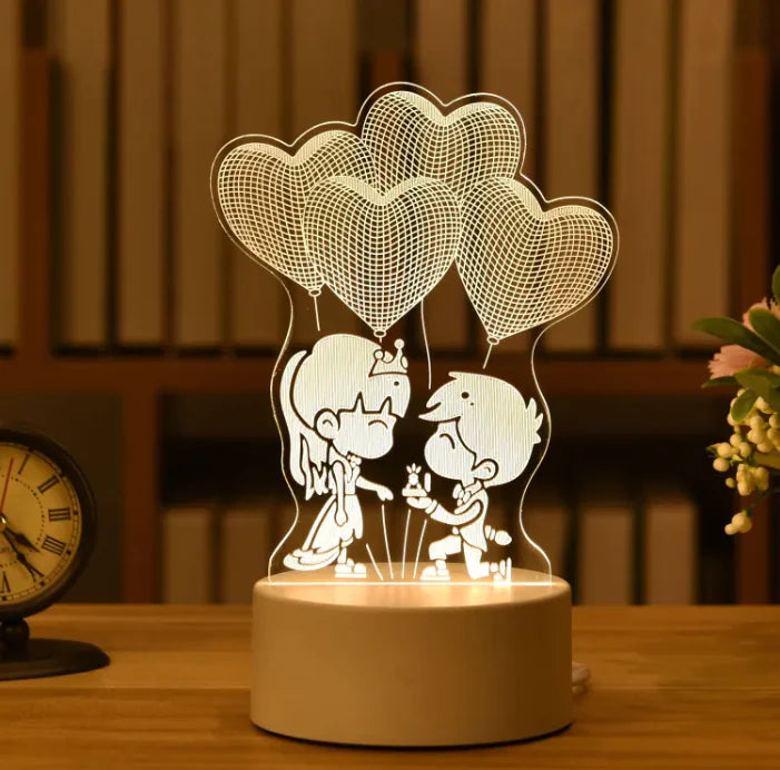 GlowCharm 3D Night Light