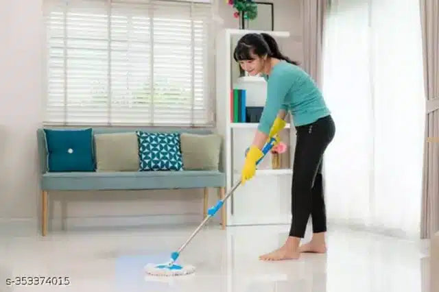 Floor Cleaning Spin Mop (Multicolor, 112 cm)