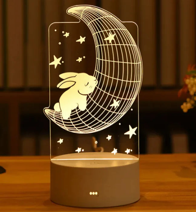 GlowCharm 3D Night Light